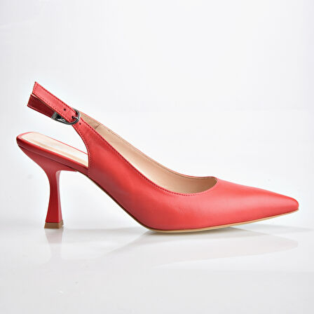 Nish Exclusive 2430 Kadın Hakiki Deri Stiletto