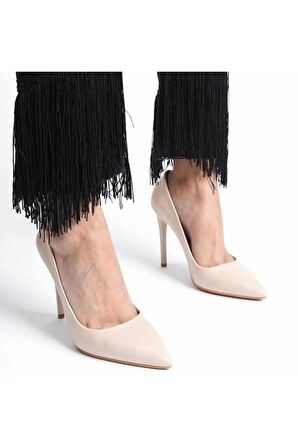 Nish Exclusive 4292 Kadın Hakiki Deri Klasik Stiletto