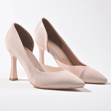 New Angel 653 Kadın Şeffaf Detaylı Klasik Stiletto