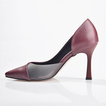 New Angel 653 Kadın Şeffaf Detaylı Klasik Stiletto
