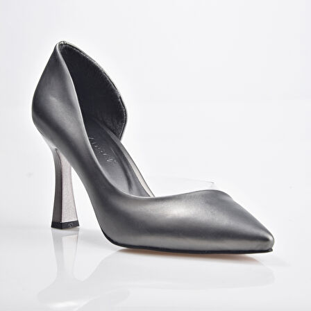 New Angel 653 Kadın Şeffaf Detaylı Klasik Stiletto