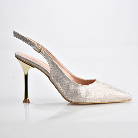 New Angel 892 Kadın Arkası Açık Stiletto