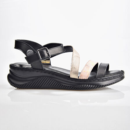 Mammamia D25YS-2365 Kadın Deri Sandalet