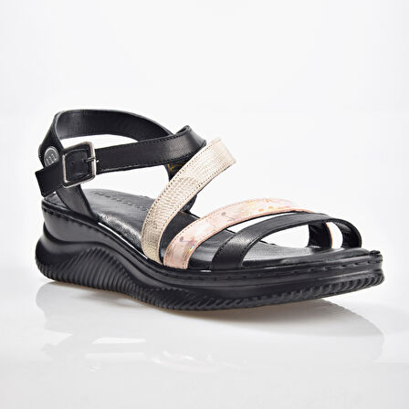 Mammamia D25YS-2365 Kadın Deri Sandalet