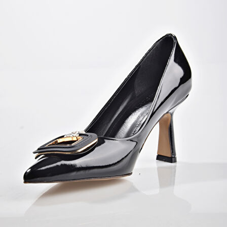 EK Park Moda K2003 Kadın Tokalı Topuklu Ayakkabı