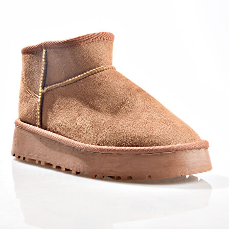Kuum London K11Y02 Kadın İçi Tüylü Kısa Boy Ugg Bot