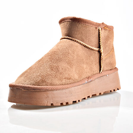Kuum London K11Y02 Kadın İçi Tüylü Kısa Boy Ugg Bot