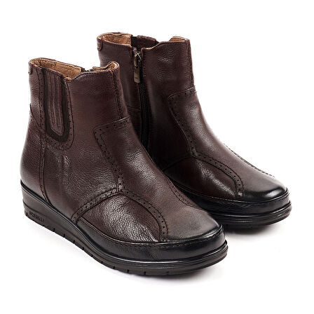 Forelli 25157 Moly Kadın Comfort Deri Hallux Bot