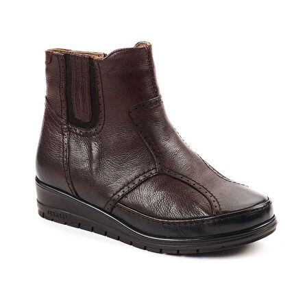 Forelli 25157 Moly Kadın Comfort Deri Hallux Bot