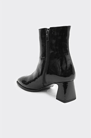 Nish Exclusive 2597 Kadın Deri Topuklu Bot