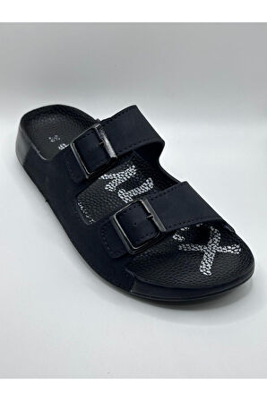 Günlük Giyim Ortopedik İki Toka Terlik