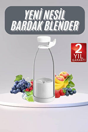Kablosuz Mini Smoothie Blender | Taşınabilir Meyve Sıkacaklı Blender