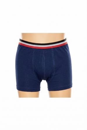 12 Li Lacivert Likralı Erkek Çocuk Boxer 1343  (12 Adet)
