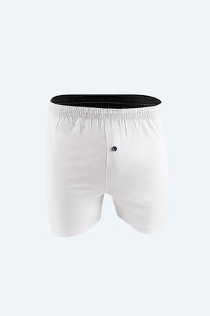 Beyaz Havlu Bel Erkek Boxer 032  (5 Adet)
