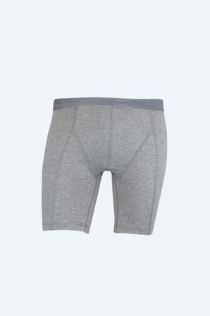 Gri Likralı Uzun Erkek Boxer 049  (3 Adet)