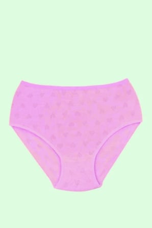 Pembe Transferli Bayan Külot 103-4  (12 Adet)