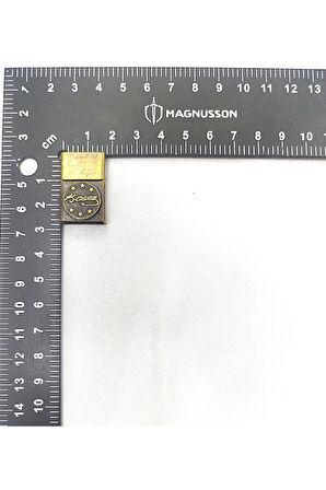 5x15 MM DERİ BİLEKLİK KİLİTİ SEMBOLLÜ MIKNATISLI KİLİT