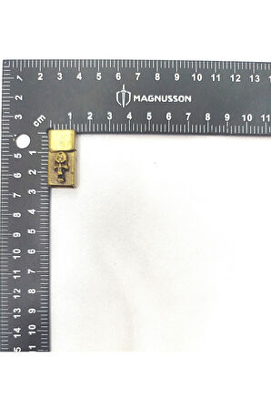 6x12 MM DERİ BİLEKLİK KİLİTİ SEMBOLLÜ MIKNATISLI KİLİT
