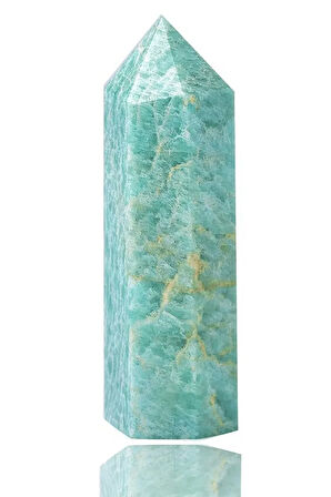 Sertifikalı 1.kalite Doğal Amazonit Doğal Taş Piramit Kazık Obelisk Parça