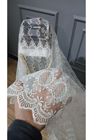 Brode Nakış Yeni Eko Seri Tüm Desen Ayna Yeni 2Kat Pileli Tül Perde