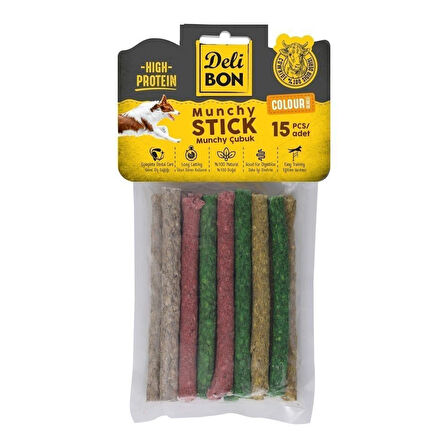 Petlovebutik Delibon Munchy Eko kalın 15adet