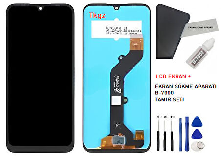 Infinix HOT 20İ Lcd Ekran Dokunmatik Orijinal Kalite + B-7000 + TAMİR SETİ