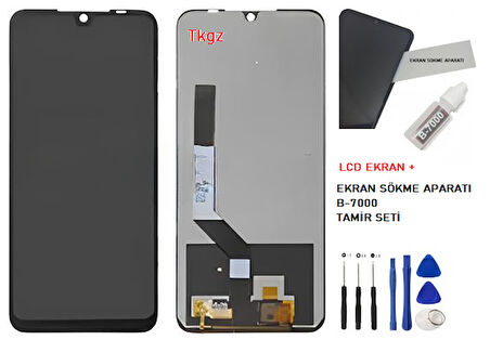 Xiaomi Redmi NOTE 7 Lcd Ekran Dokunmatik Orijinal Kalite + B-7000 + TAMİR SETİ