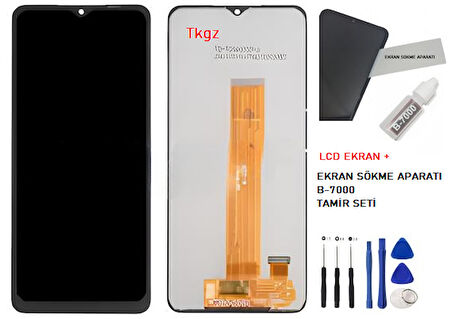 Samsung Galaxy M12 - SM-M127 Lcd Ekran Dokunmatik Orijinal Kalite + B-7000 + TAMİR SETİ