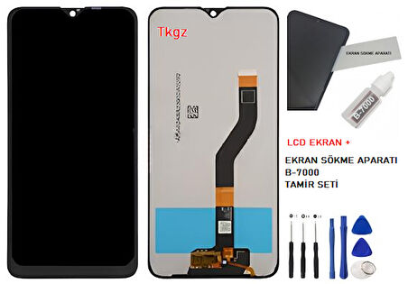 Samsung Galaxy A10S - SM-A107 Lcd Ekran Dokunmatik Orijinal Kalite + B-7000 + TAMİR SETİ