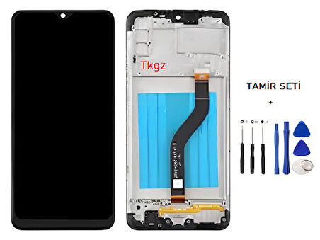 Samsung Galaxy A20S - SM-A207 Lcd Ekran Dokunmatik Orijinal Kalite ÇITALI + TAMİR SETİ