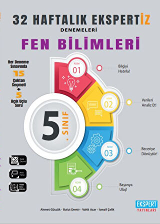 5. SINIF EKSPERT EKSPERTİZ 32 HAFTALIK FEN BİLİMLERİ DENEMELERİ