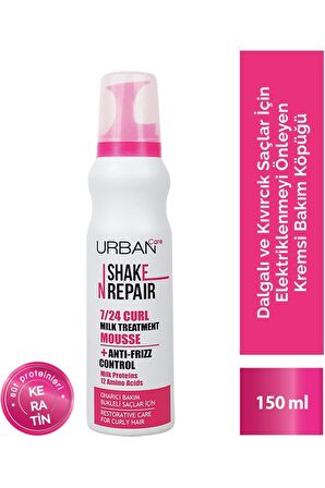 7/24 Shake N Repair Curl Saç Bakım Köpüğü 150ml