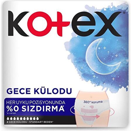 Kotex Gece Hijyenik Ped 2 Adet