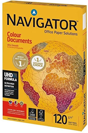 Navigator A4 Beyaz Fotokopi Kağıdı 120 Gr 1 Paket (250 Sayfa)