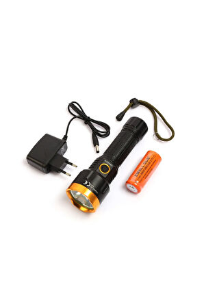 Powerdex Pd-6572 Su Geçirmez Şarjlı Profesyonel El Feneri