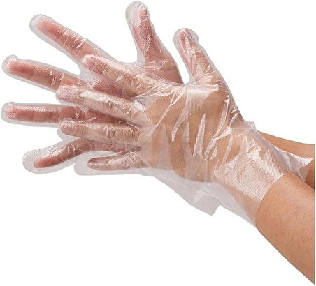 Şeffaf Eldiven 1 Paket (100 Adet)