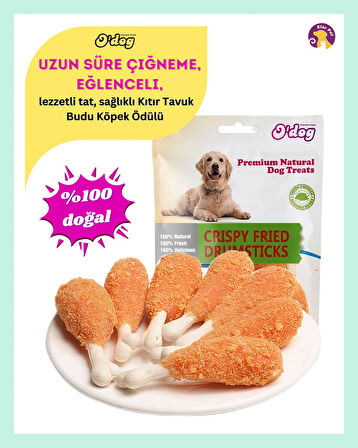 O’dog Lezzetli ve Sağlıklı Kıtır Tavuk Budu Köpek Ödülü (100 gr)