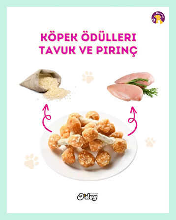 O'dog Gerçek Tavuk Eti ve Pirinç Köpek Ödülü (100 G)