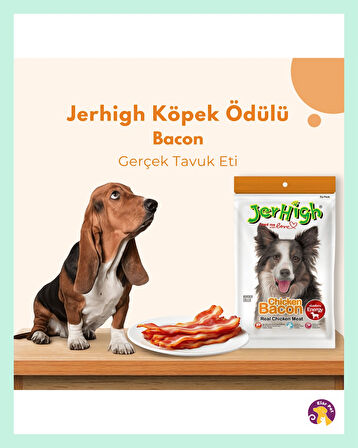 Jerhigh Bacon ve Tavuk Aromalı çubuk Köpek Ödülü (60GR)