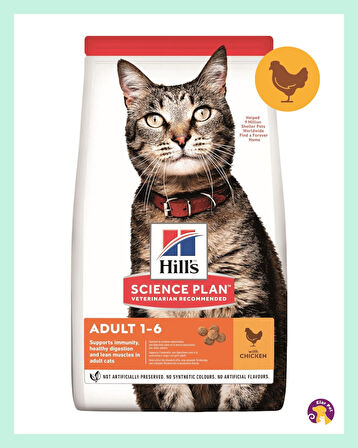 Hill's Science Plan Tavuklu Yetişkin Kedi Maması 1/5 kg