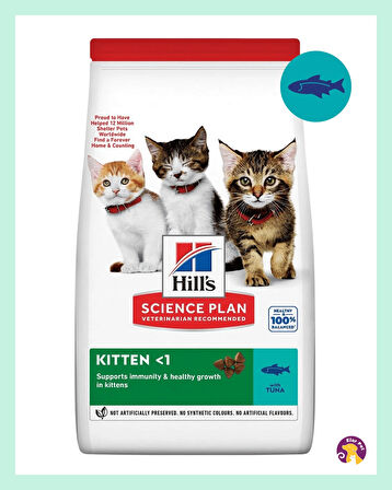 Hill's Science Plan Kitten Ton Balıklı Yavru Kedi Maması 1/5kg