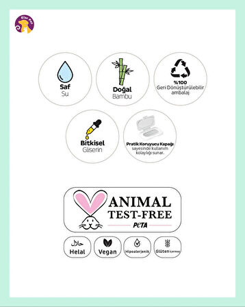 Sleepy Petcare Evcil Hayvan Islak Havlusu 60 Yaprak