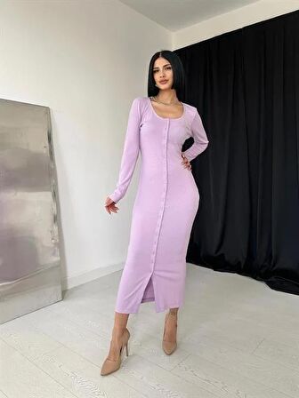 Kaşkorse Elbise - Lila
