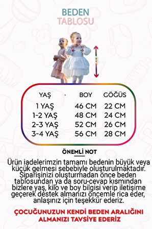 Kız Bebek Elbise Kız Çocuk Elbise Doğum Günü Parti Düğün Elbise Tüllü Uzun Kol Astarlı Bebek Giyim