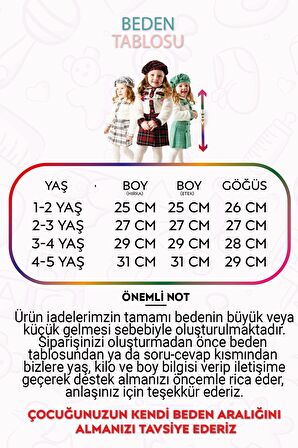 Kız Çocuk Kız Bebek Hırkalı Şapkalı Etekli Welsoft Peluş Oduncu Üçlü Elbise Takım