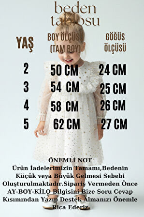 Kız Bebek Elbise Kız Çocuk Elbise Doğum Günü Parti Düğün Elbise Uzun Kollu Astarlı Elbise