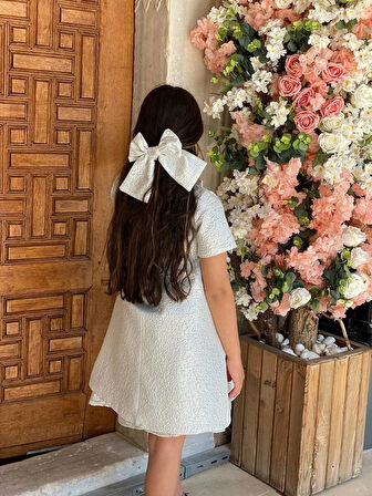 Kabarık Etekli Uzun Ceketli Kız Çocuk Abiye Takım