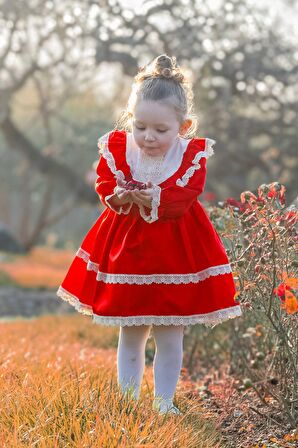 Kız Bebek Kız Çocuk Doğum Günü Parti Düğün Elbise Astarlı Çocuk Giyim Bebek Giyim