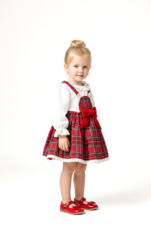 Kız Bebek Elbise Kız Çocuk Elbise Doğum Günü Parti Düğün Özel Gün Uzun Kol Astarlı Elbise