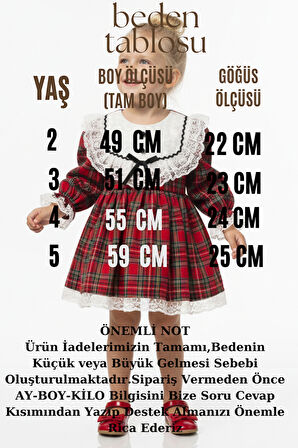 Kız Bebek Elbise Kız Çocuk Elbise Doğum Günü Parti Düğün Özel Gün Uzun Kol Astarlı Elbise